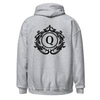Unisex - Hoodie - Front/Back in Black