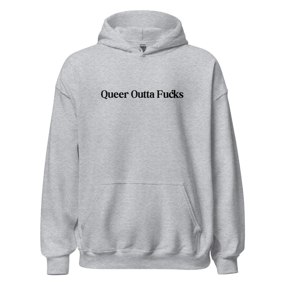 Unisex - Hoodie - Front/Back in Black